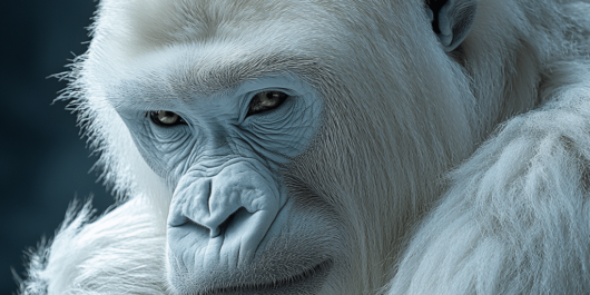 albino gorilla