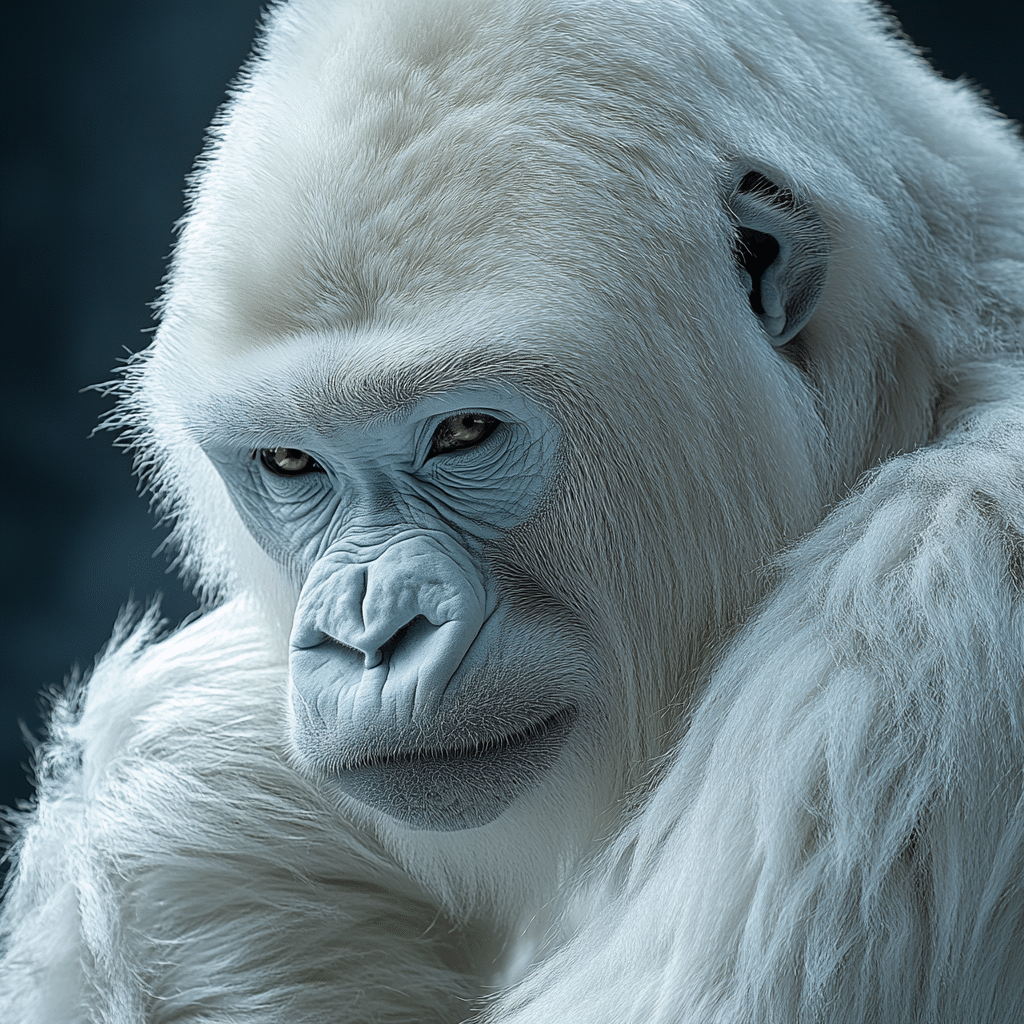 albino gorilla