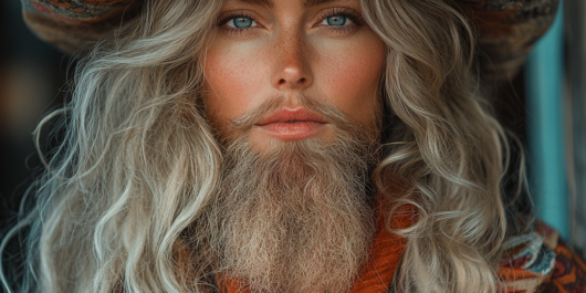 bearded lady