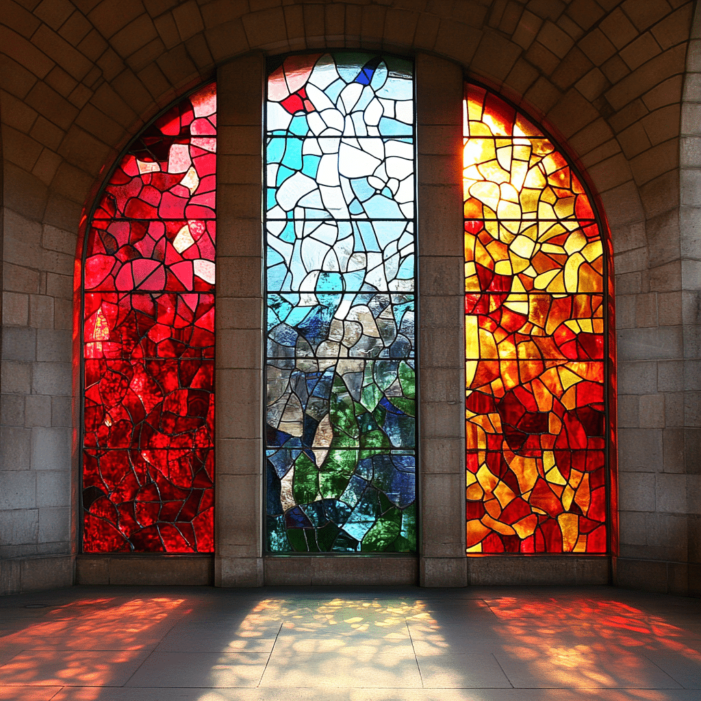 stained glass windows