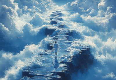 a walk in the clouds