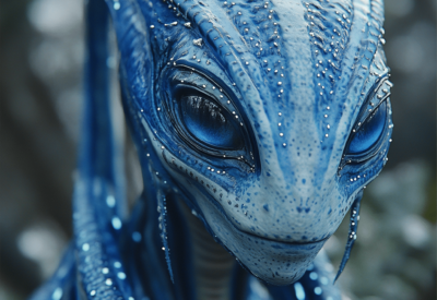 blue alien fifth element