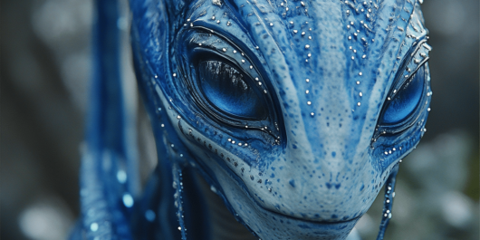 blue alien fifth element