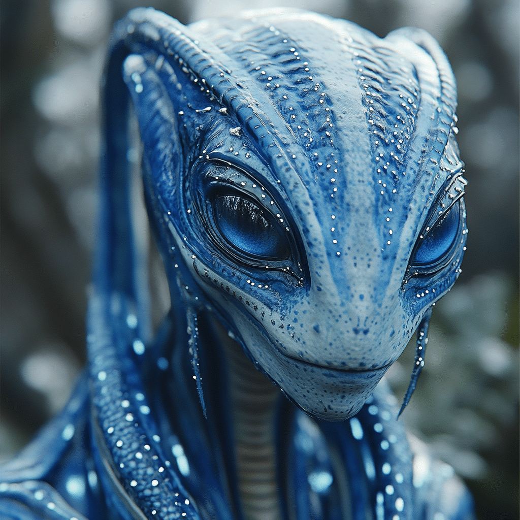 blue alien fifth element