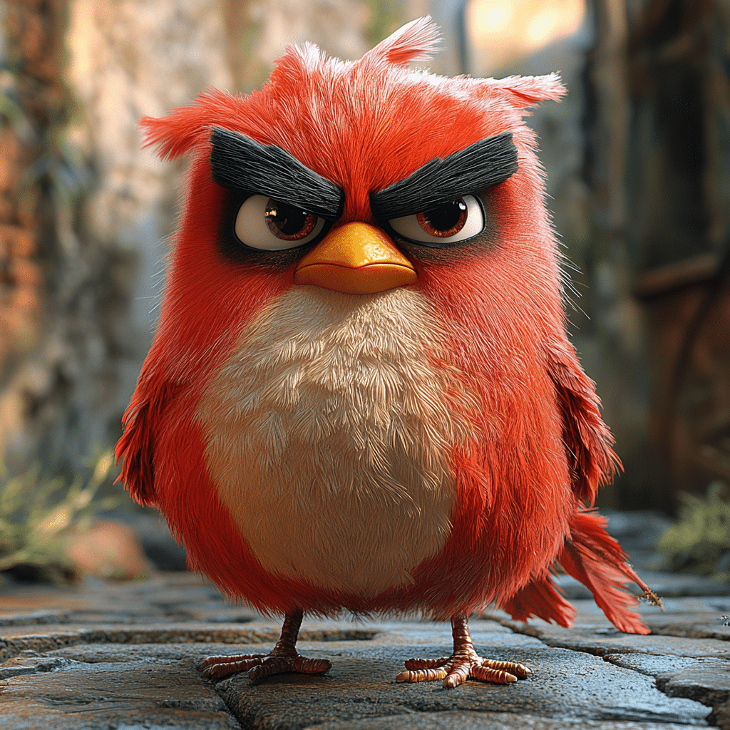 red angry bird