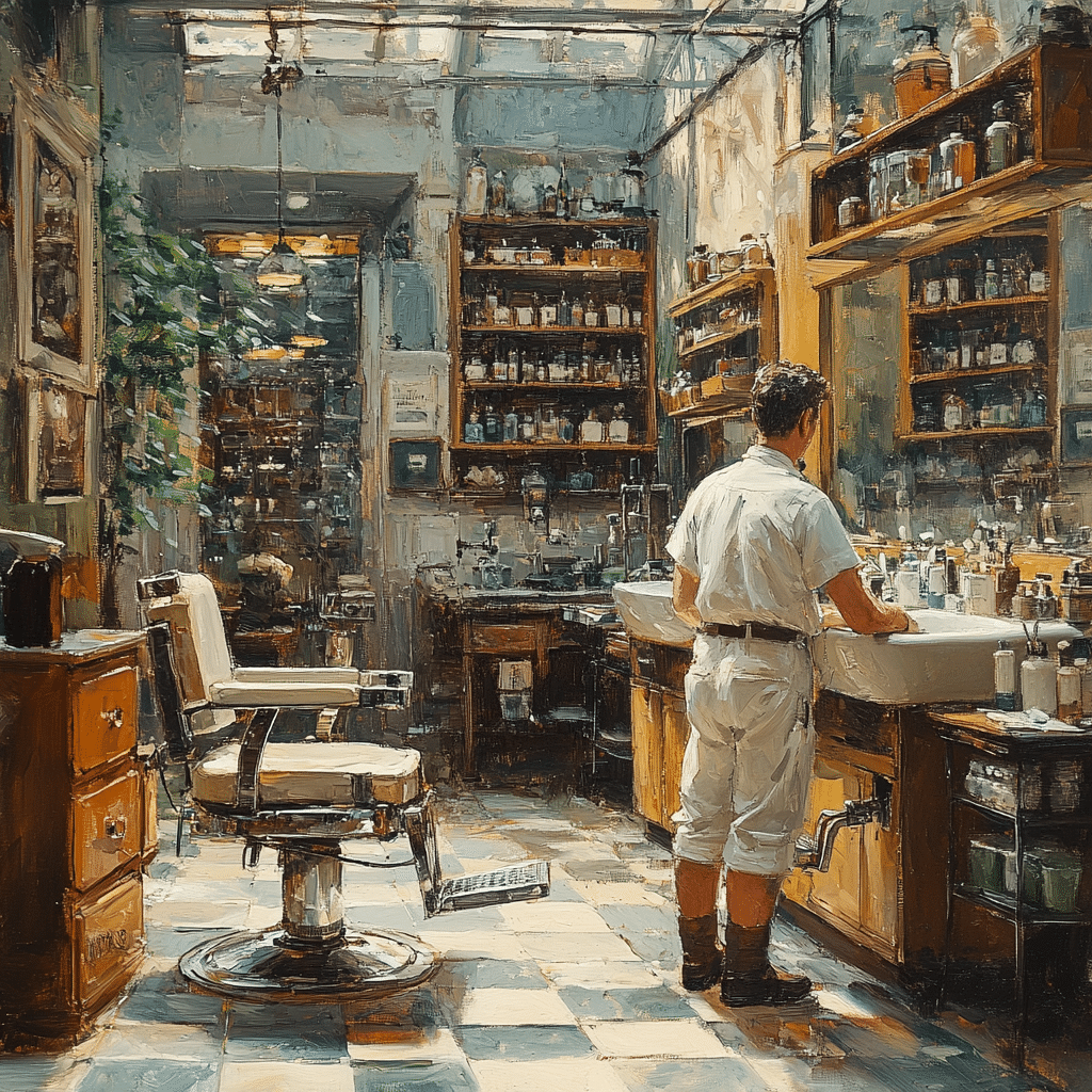 the barbershop