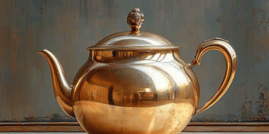 the brass teapot