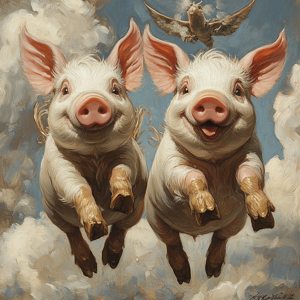 when pigs fly