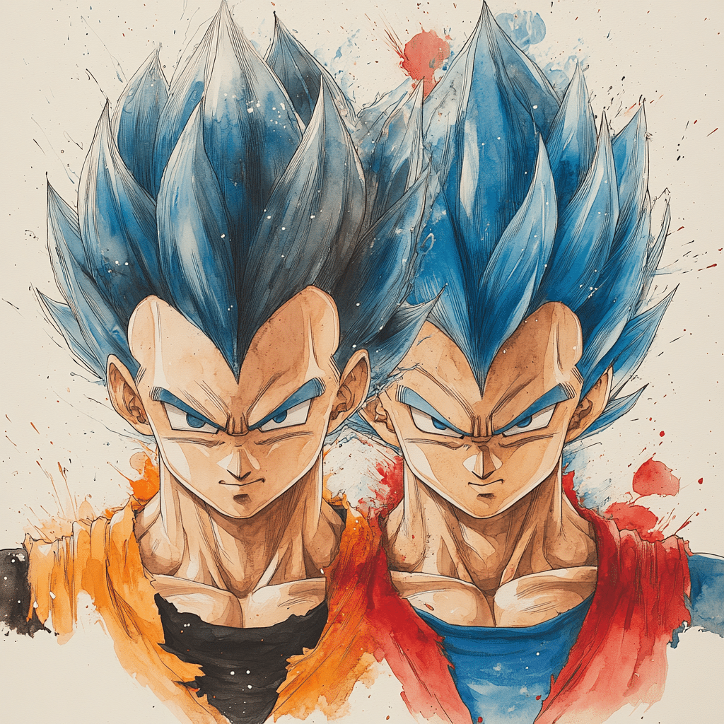 goku and vegeta