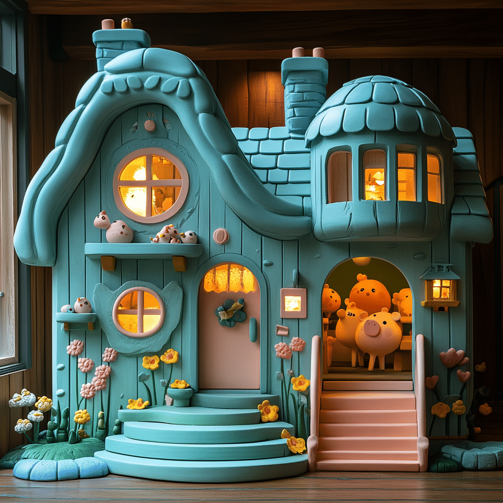 peppa pig house