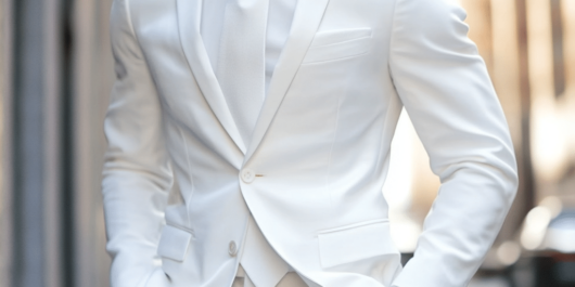 white suit